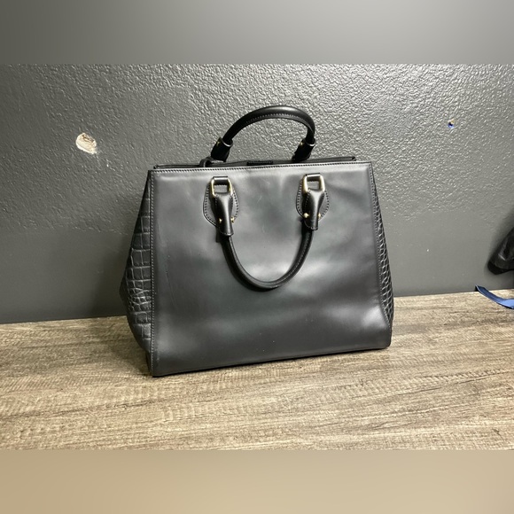 Roberta Prani Handbags - Roberta Prani New Italian Croc embossed Leather Handbag